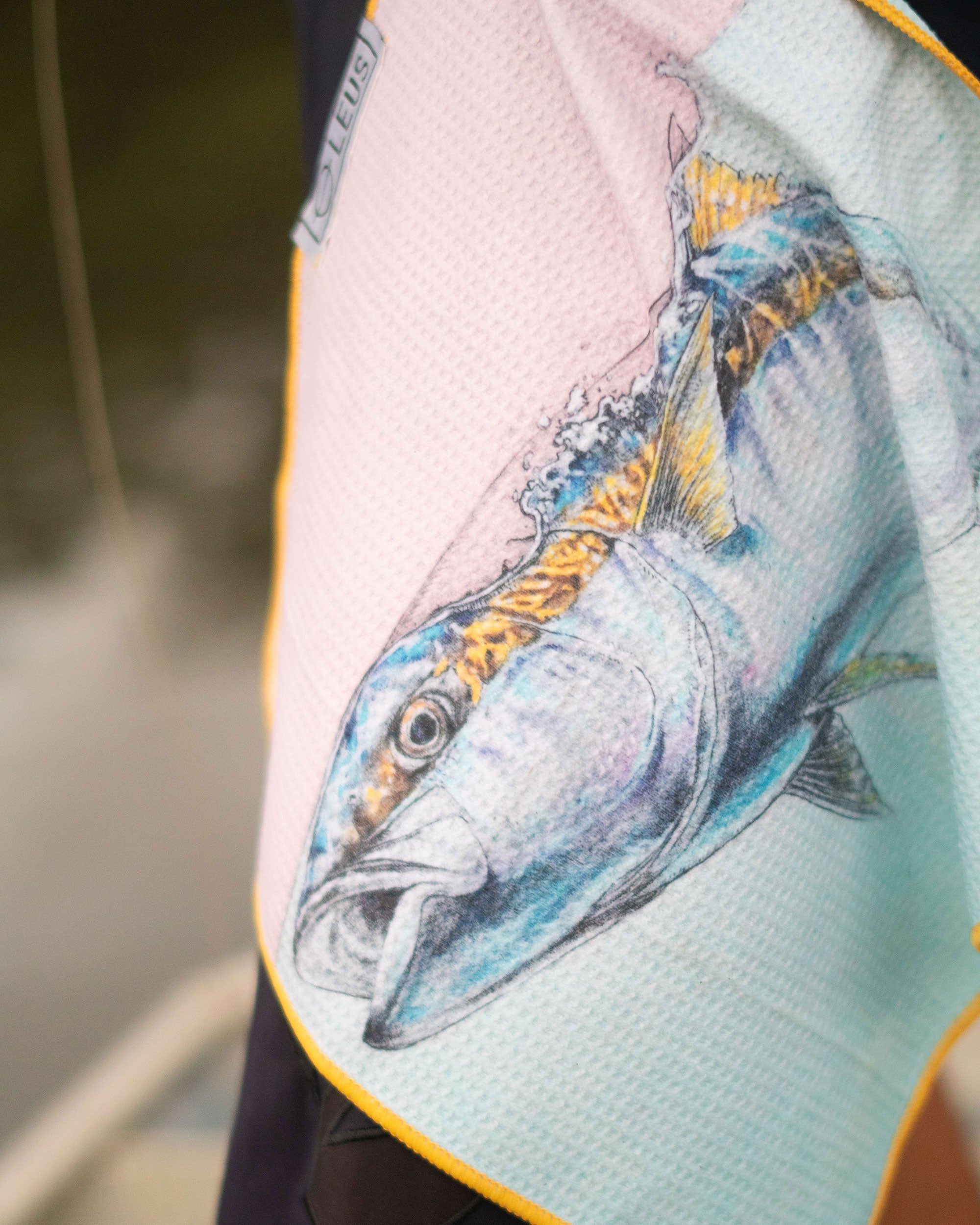 Leus Amadeo Bachar Yellowtail Fishing Towel
