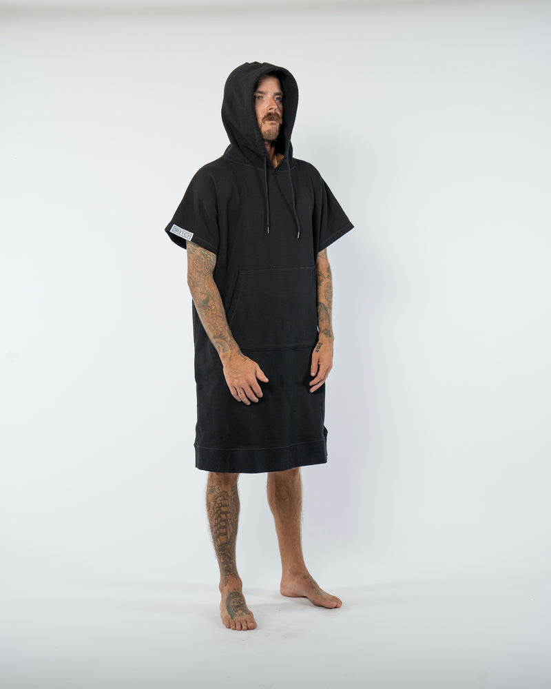 Daily Eco Black Poncho - Large