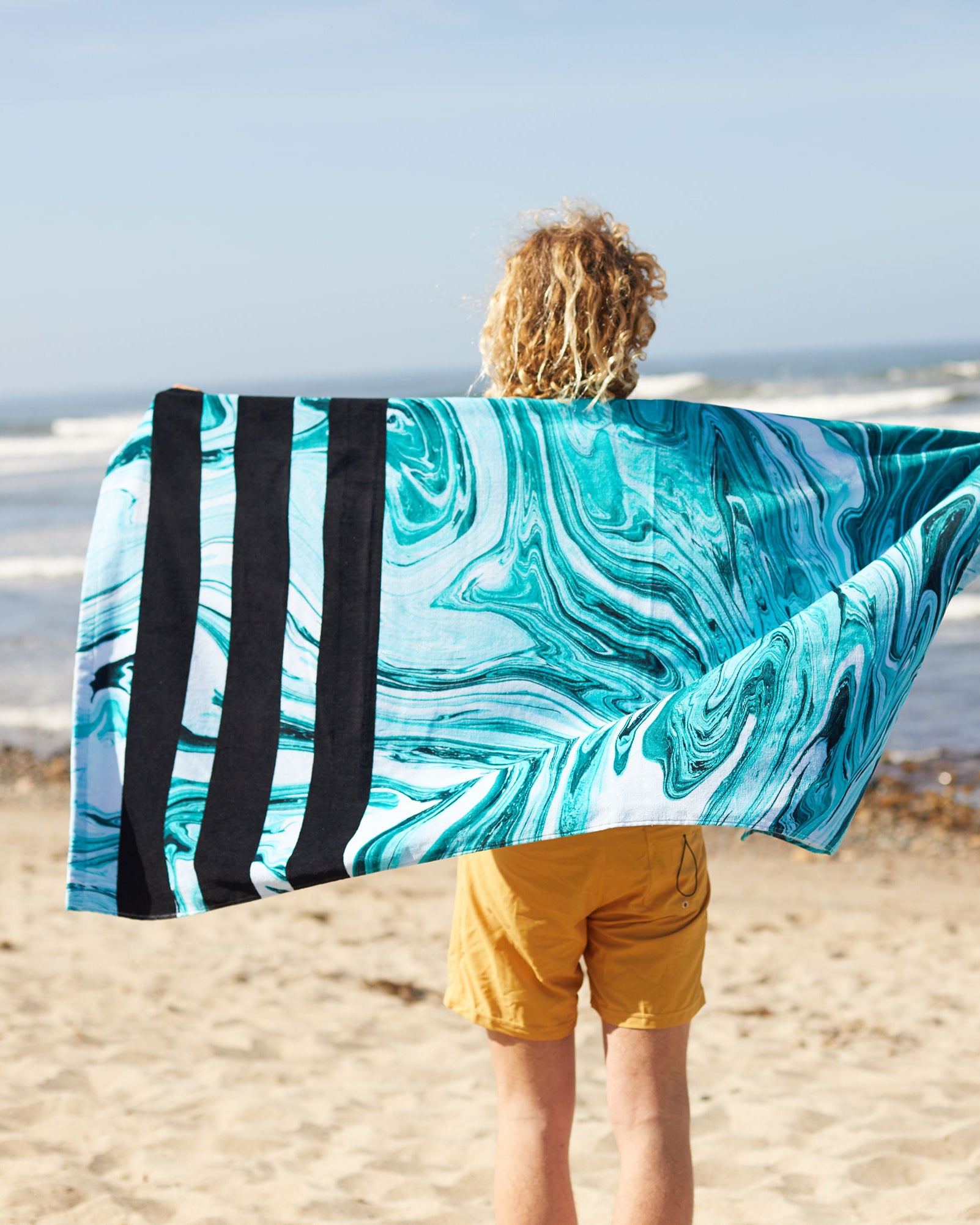 Tie Dye Camo Beach ECO Towel - LEUS California