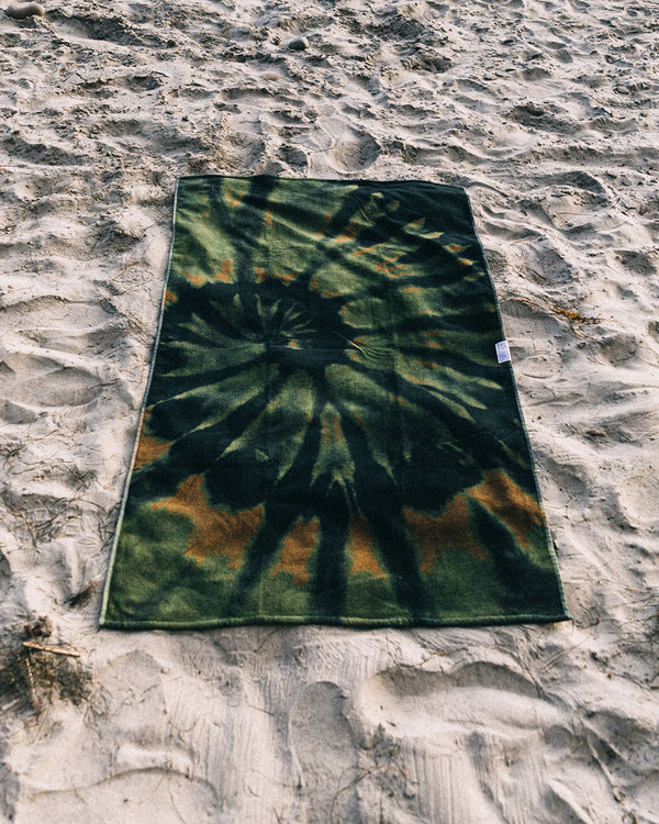 Tie Dye Camo Beach ECO Towel - LEUS California